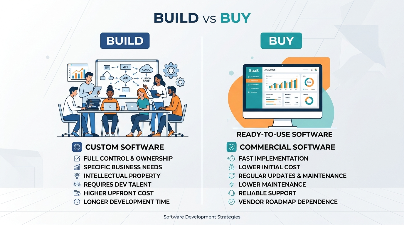 Build vs Buy: Enterprise Software Decision Framework for Canadian Companies