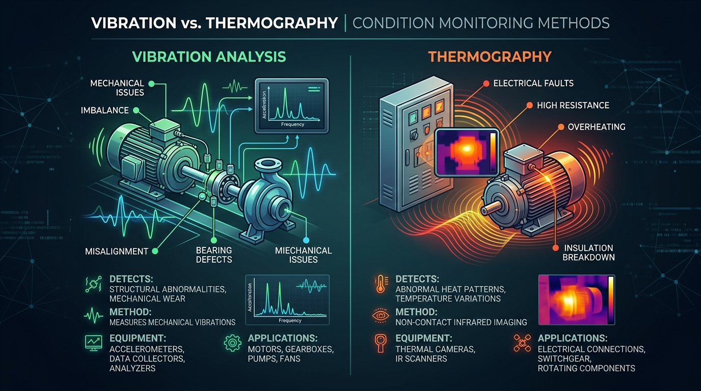 Vibration Analysis vs Thermography: Which Does Your Ontario Plant Need?